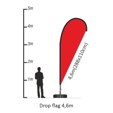 Drop flag 4,6m (FL 7010)